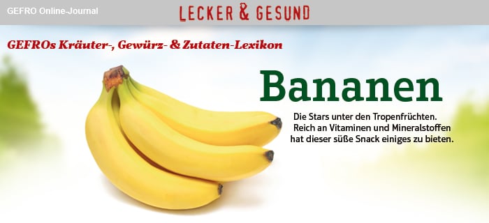 Banane: Alle Infos & Tipps Zu Banane | GEFRO