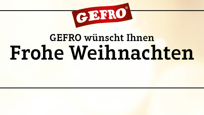 FROHE Weihnachten - GEFRO Blog