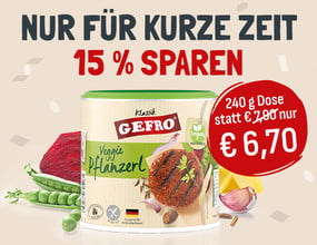 Veggie Pflanzerl 15 % Rabatt