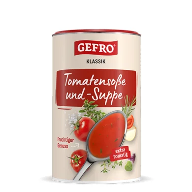Tomatensoße u. -Suppe