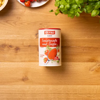 Tomatensoße u. -Suppe