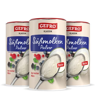 3er Set Süßmolke (3 x 700g)