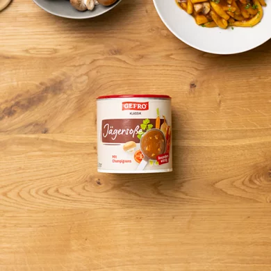 Jägersoße m. Champignons