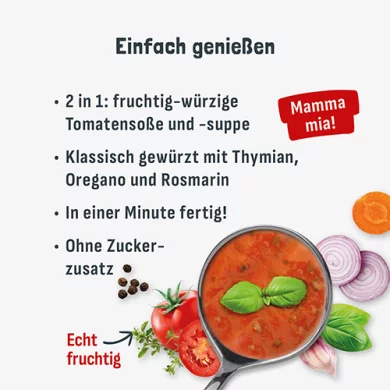 Tomatensoße & -Suppe DOLCE VITA