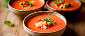 Gekühlte Paprika-Gazpacho Andaluz