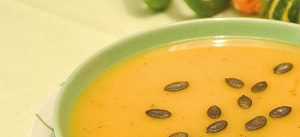 Delikate Kürbis Cremesuppe