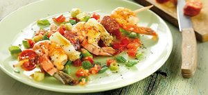 Garnelen-Chorizo-Spieß