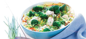 Seelachs-Brokkoli-Gratin