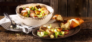 Winterlicher Hüttensalat mit Bergkäse