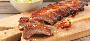 Würzige Spareribs mit Krautsalat