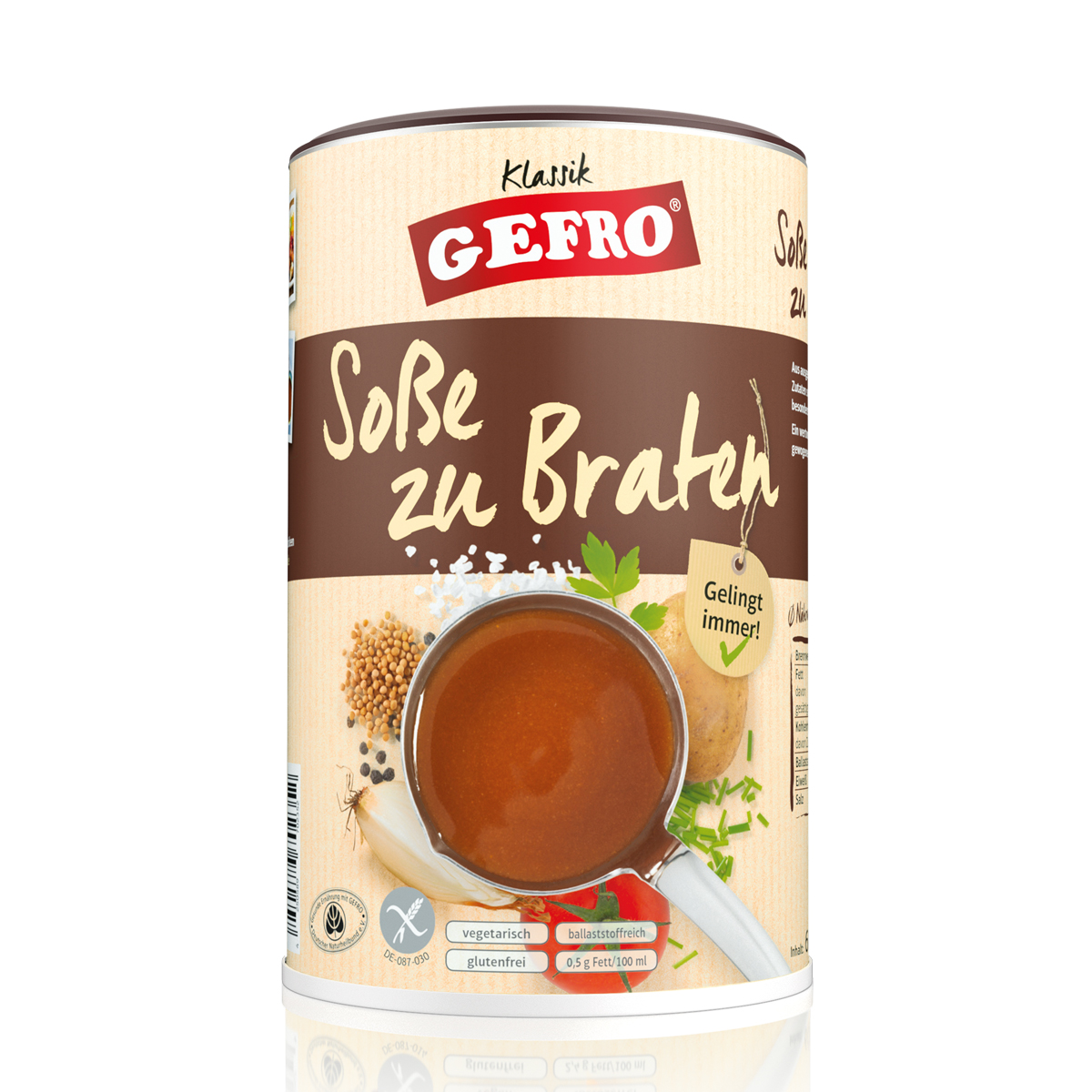 Bratensoße kaufen - vegetarische dunkle Sauce | GEFRO